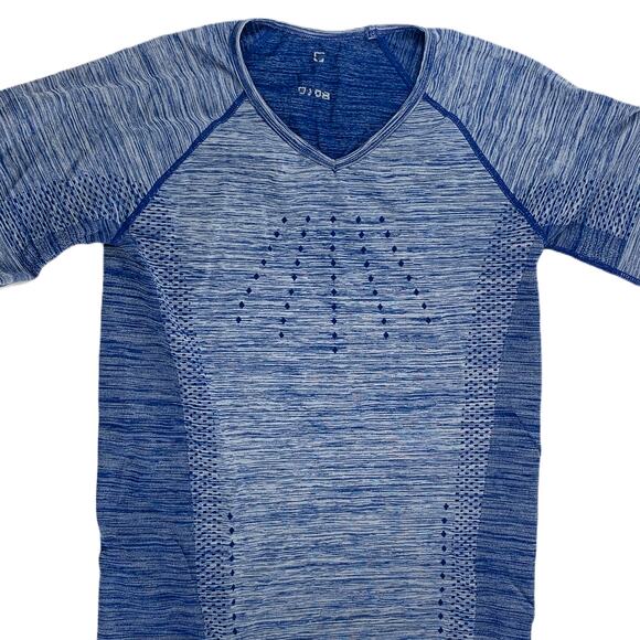 Women's Athletic Top Short Sleeve Eleven by Venus Williams V Neck in Blue Medium - Picture 1 of 7